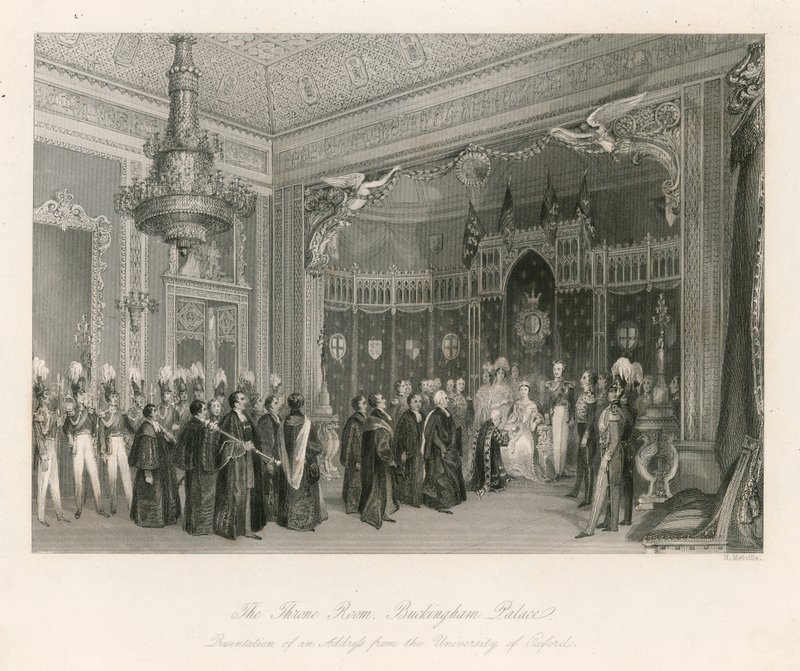 Throne Room, Buckingham Palace av English School