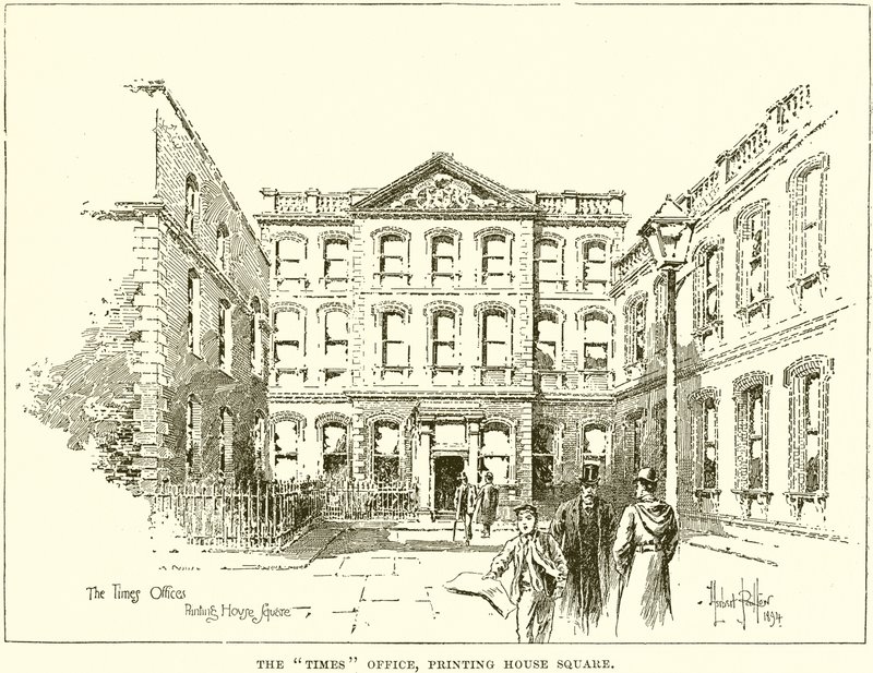 The Times Office, Printing House Square av English School