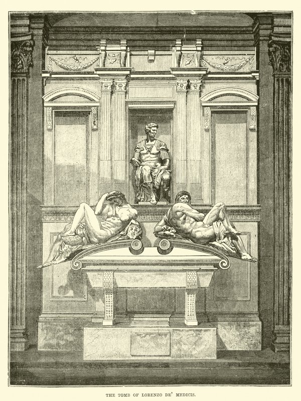Graven til Lorenzo de Medicis av English School