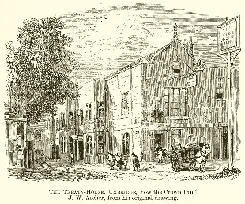 Treaty-House, Uxbridge, nå Crown Inn av English School