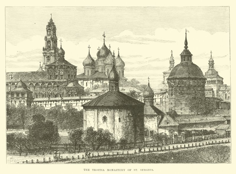 Troitsa-klosteret St Sergius av English School