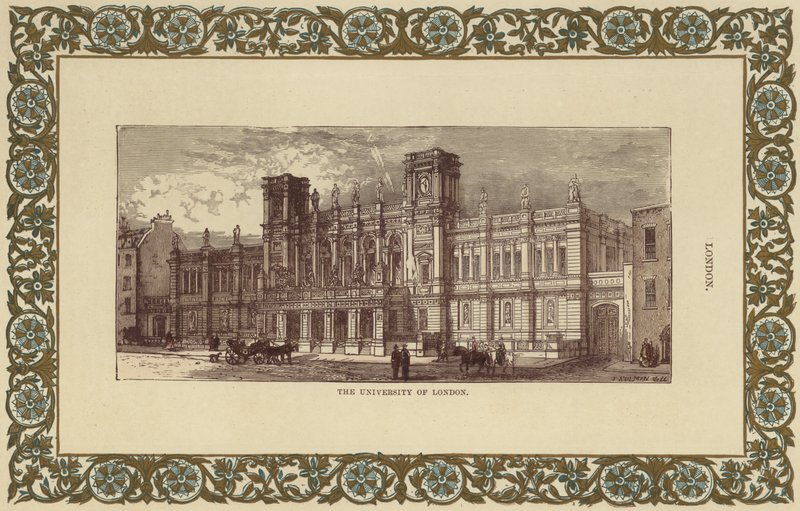 University of London (fargegravering) av English School