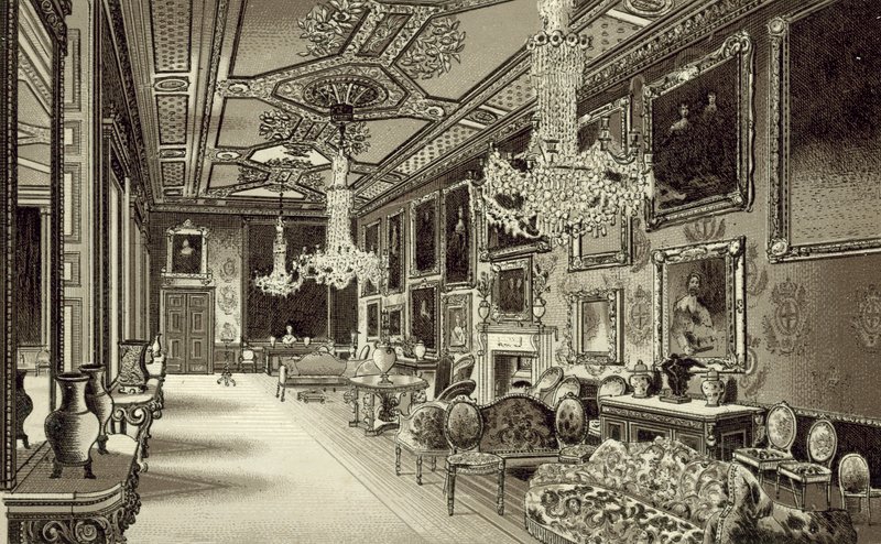Vandyke-rommet, Windsor Castle av English School