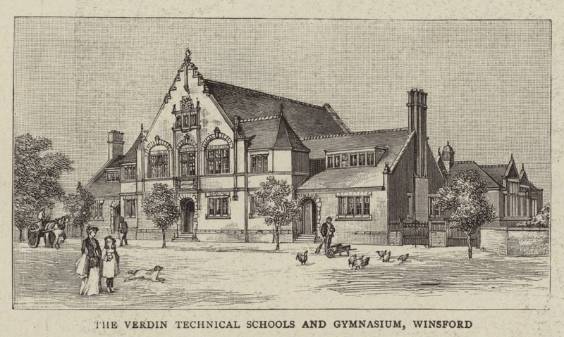 Verdin Technical Schools and Gymnasium, Winsford (gravering) av English School