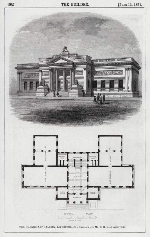 Walker Art Gallery, Liverpool (gravering) av English School
