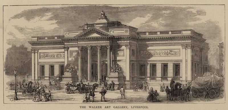 Walker Art Gallery, Liverpool (gravering) av English School