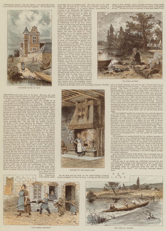 The Wanderings of the Beetle (farge litho) av English School