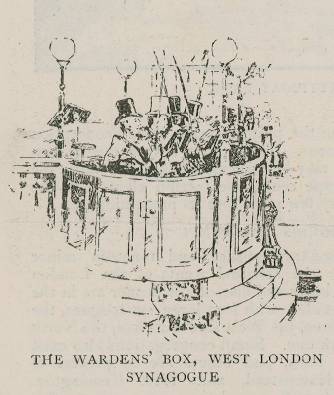The Wardens Box, West London Synagogue av English School
