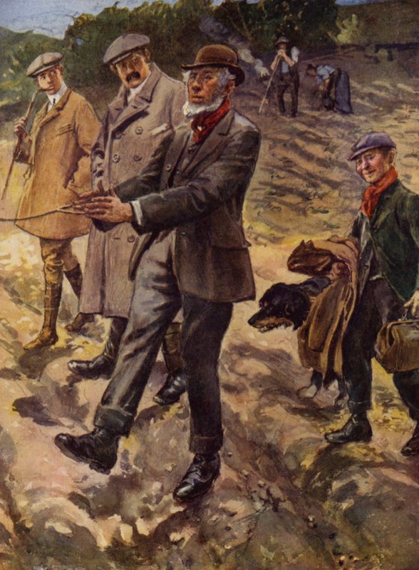 Vannfinneren og spåstaven (litho i farge) av English School