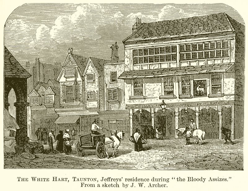 The White Hart, Taunton, Jeffreys Residence under Bloody Assizes av English School