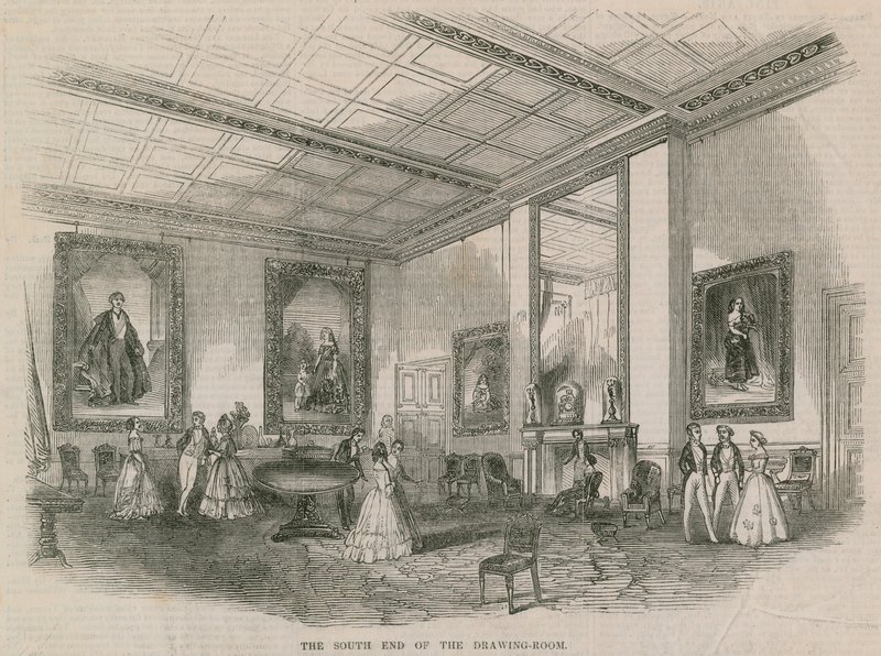 Whitehall-hjemmet til Sir Robert Peel av English School
