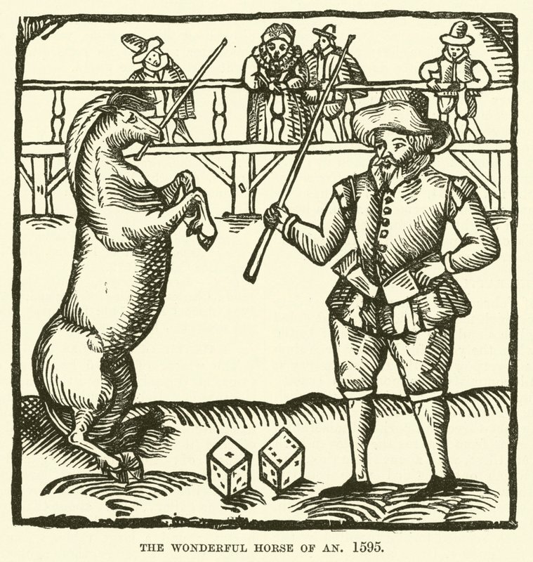 Den fantastiske hesten til An, 1595 av English School