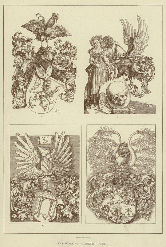 Albrecht Dürers verk (lito) av English School
