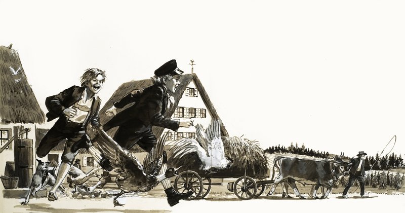 The World of Make-Believe: Wanderers in Wonderland (Brødrene Grimm) av English School