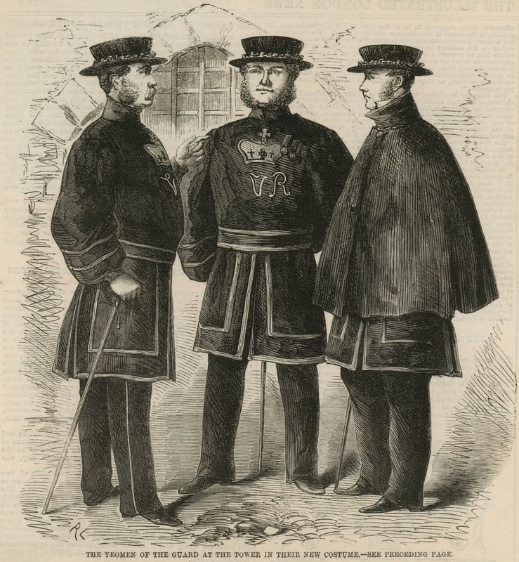 The Yeomen of the Guard at the Tower i sitt nye kostyme av English School
