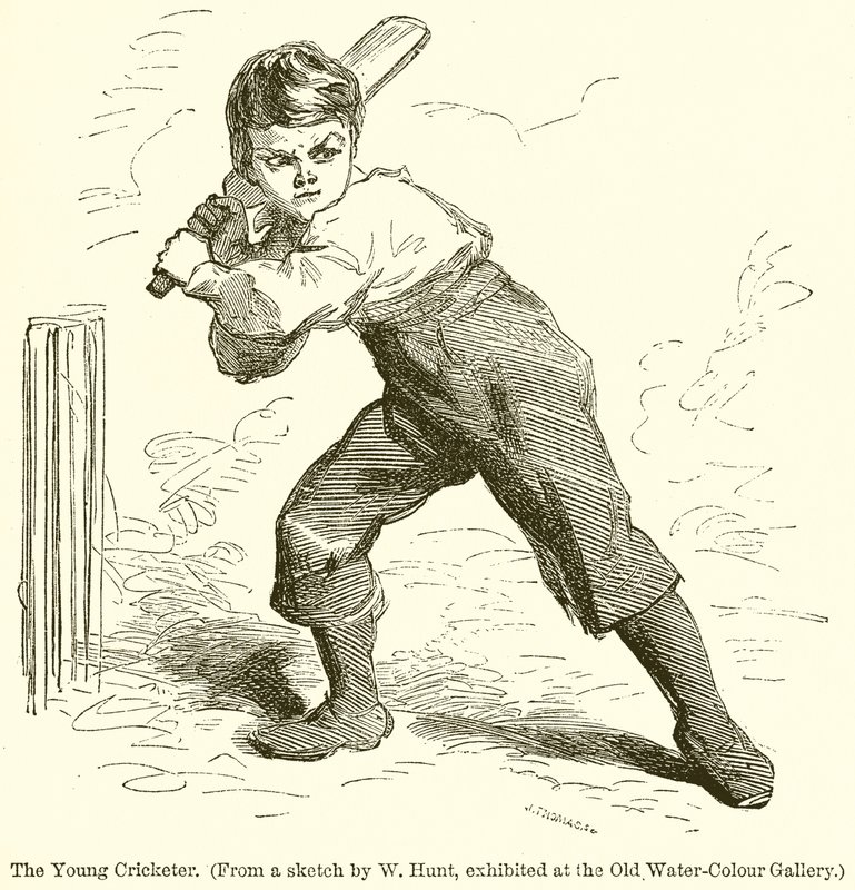 Den unge cricketspilleren av English School