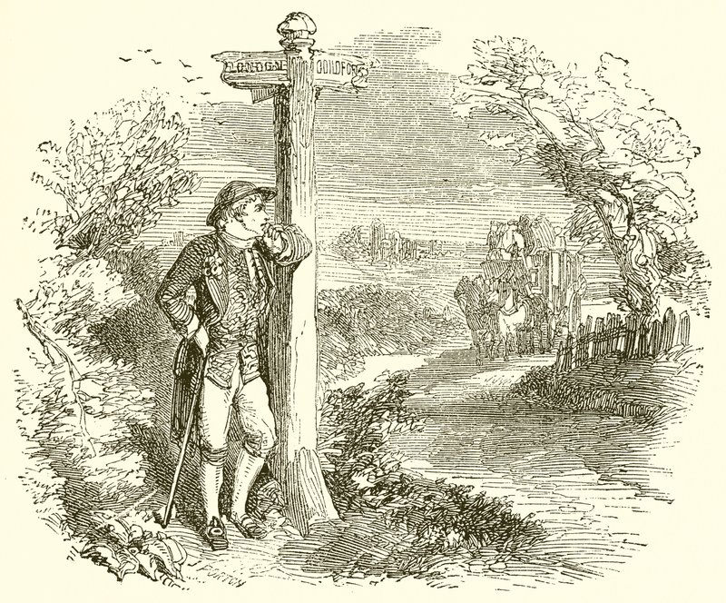 Den unge William Cobbett av English School