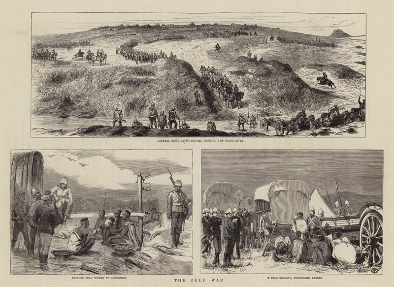Zulu-krigen (gravering) av English School