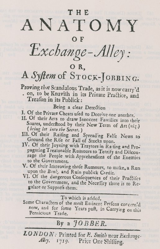 Anatomien til Exchange Alley av English School