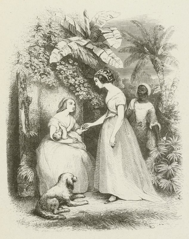Ankomsten av Madame De La Tour (gravering) av English School