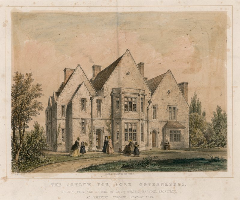 Asylet for eldre guvernanter, Claremont Terrace, Kentish Town av English School