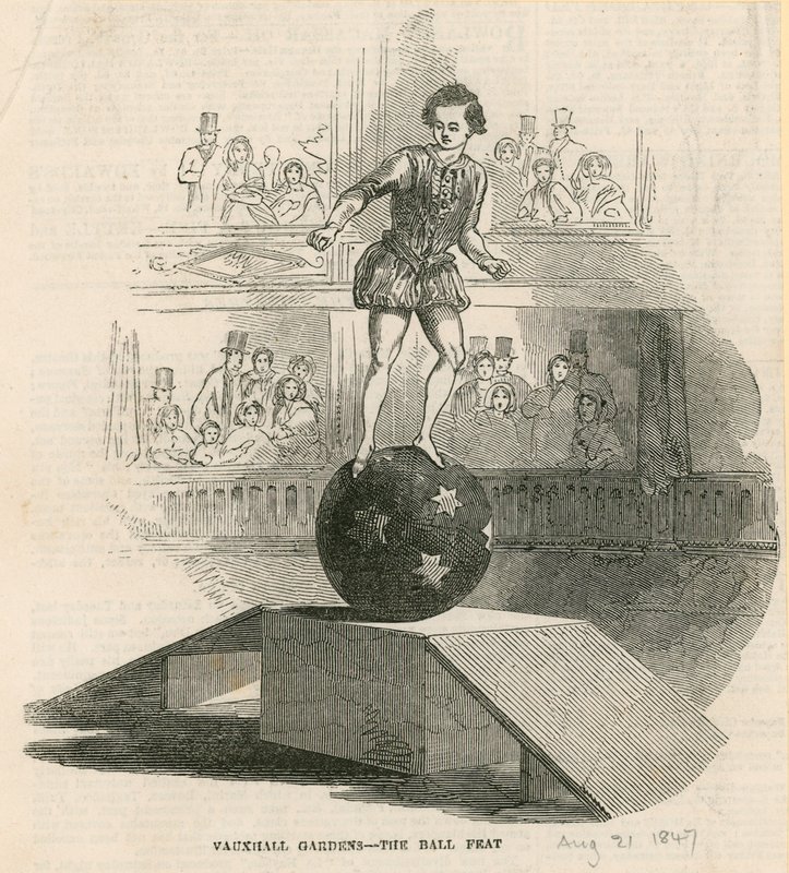 The ball feat, Vauxhall Gardens, London av English School