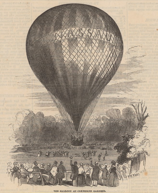 Ballongen ved Cremorne Gardens av English School