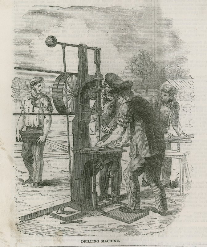 Bygningen i Hyde Park, London, for den store utstillingen i 1851 av English School