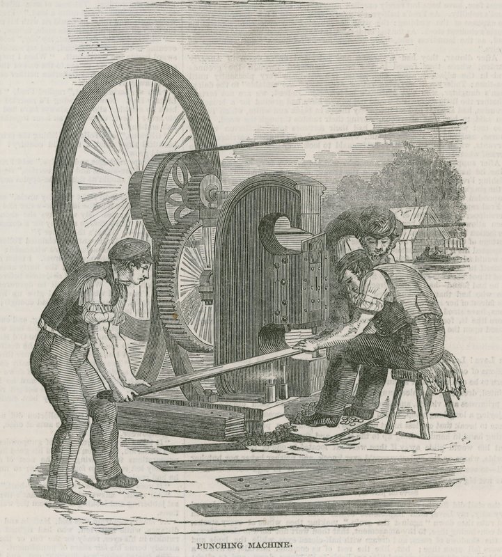 Bygningen i Hyde Park, London, for den store utstillingen i 1851 av English School