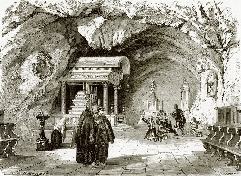 Kapellet St. Rosalia nær Palermo, på Sicilia av English School