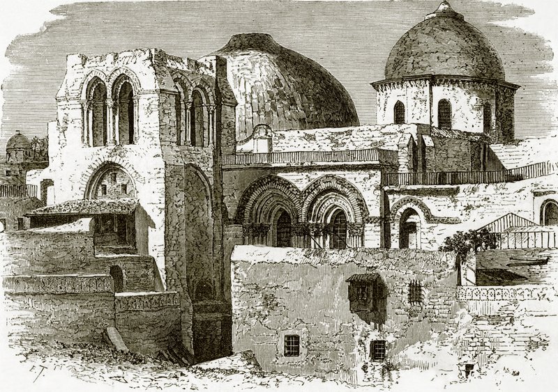 Den hellige gravs kirke i Jerusalem av English School