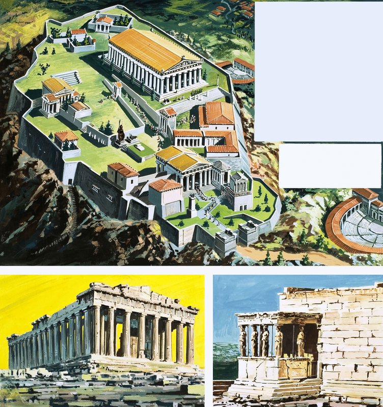 Byen Athen i antikkens Hellas av English School