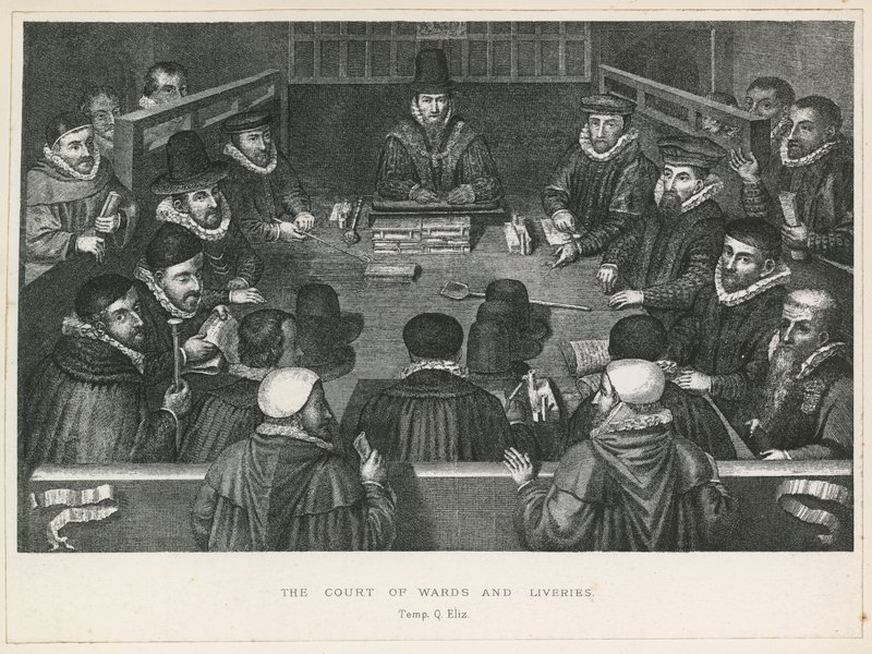 Retten for avdelinger og livrier på dronning Elizabeth I