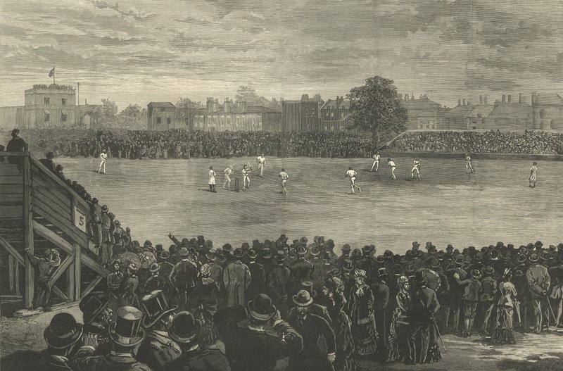 Cricketkampen som resulterte i opprettelsen av Ashes av English School