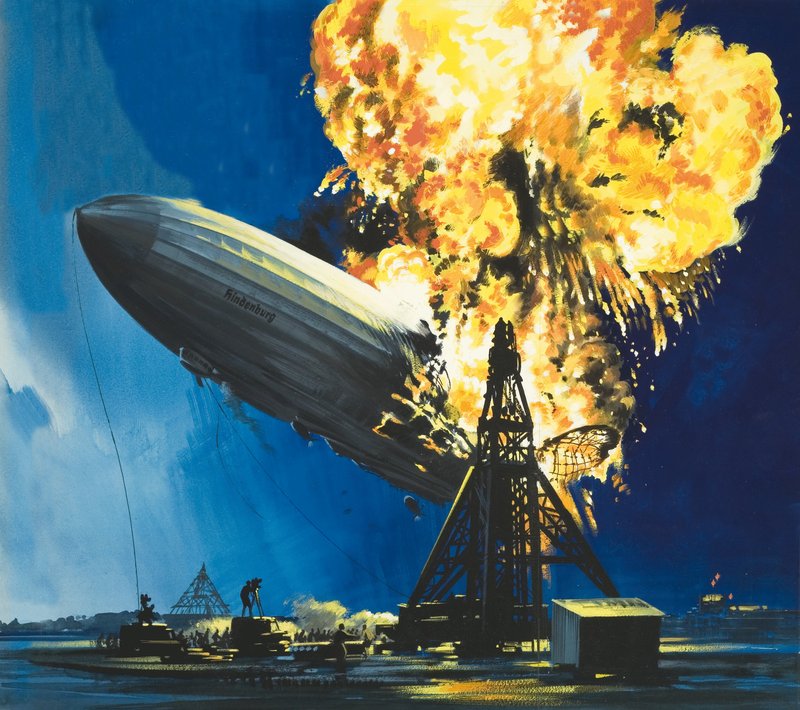 Ødeleggelsen av Hindenburg av English School