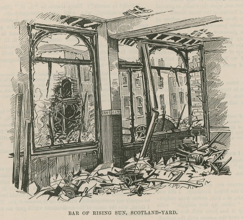 Dynamittforargelsen i Westminster; Bar of the Rising Sun av English School