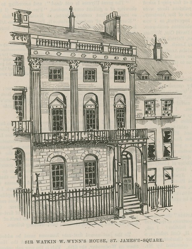 Dynamittforargelsen i Westminster; Sir Watkin W Wynns hus, St James