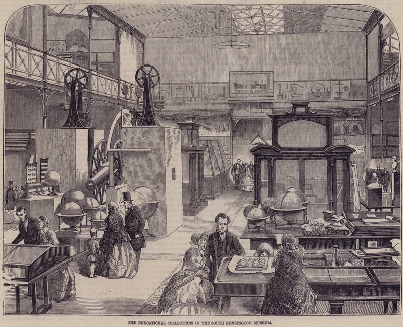 Den pedagogiske samlingen i South Kensington Museum, London av English School