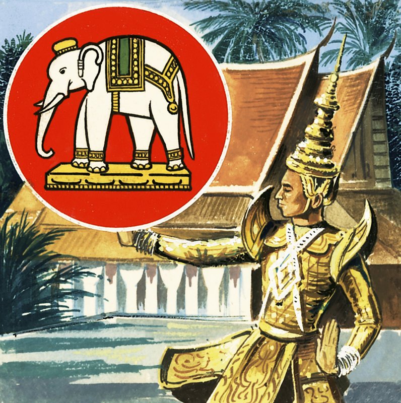 Elefanten, Thailands emblem av English School