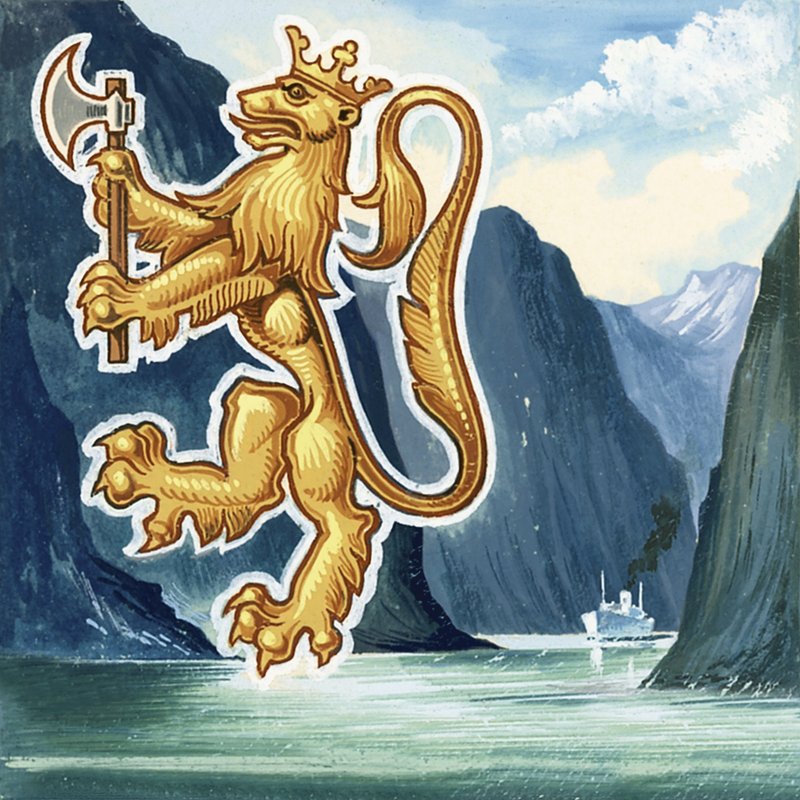 Norges emblem av English School