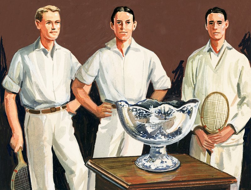 Den første Davis Cup ble tenkt ut av Dwight Davis som var på vinnerlaget av English School