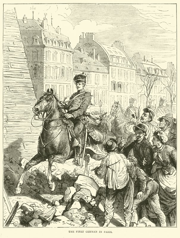 Den første tyskeren i Paris, februar 1871 av English School