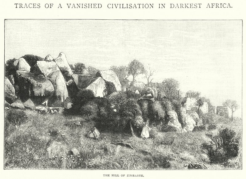 Hill of Zimbabye (gravering) av English School