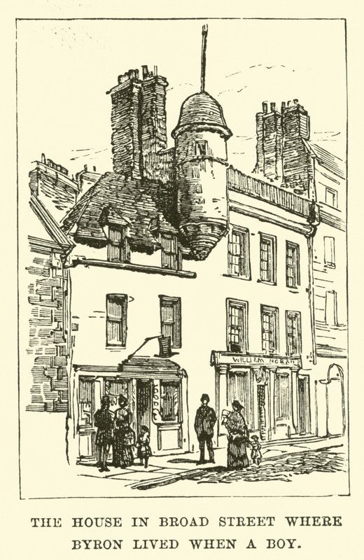 Huset i Broad Street der Byron bodde da han var gutt av English School