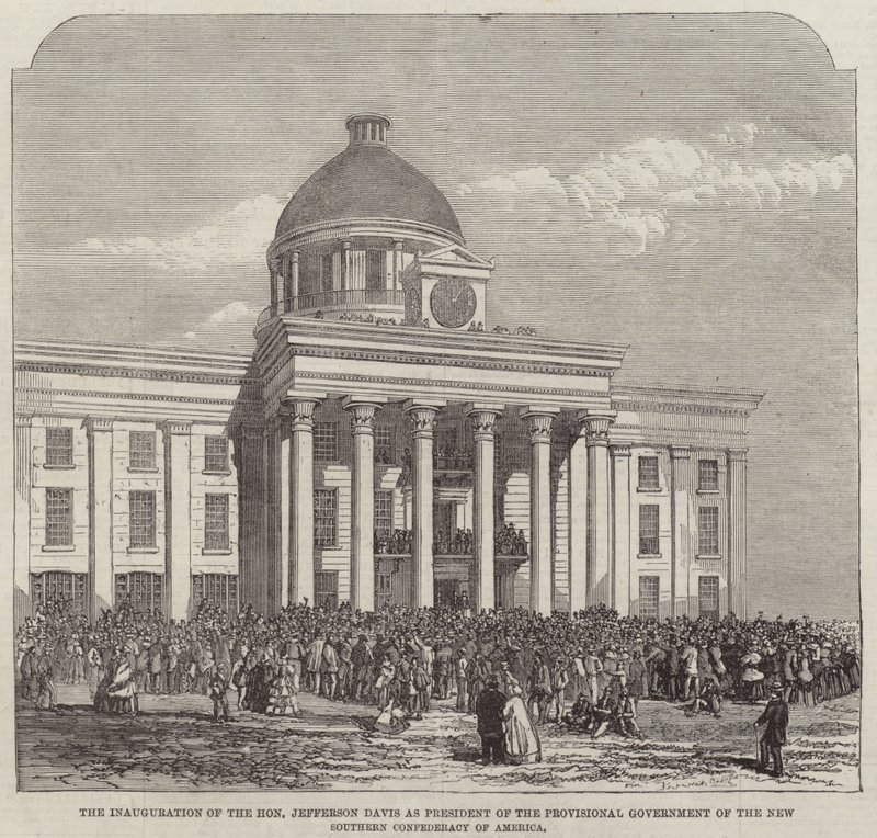 Innvielsen av den ærede Jefferson Davis av English School