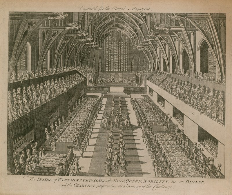 Innsiden av Westminster Hall av English School