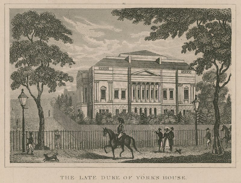 Den avdøde hertugen av Yorks hus, Lancaster House, senere York House av English School