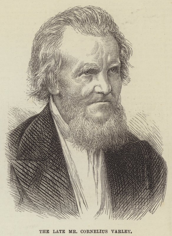 Avdøde Mr Cornelius Varley (gravering) av English School
