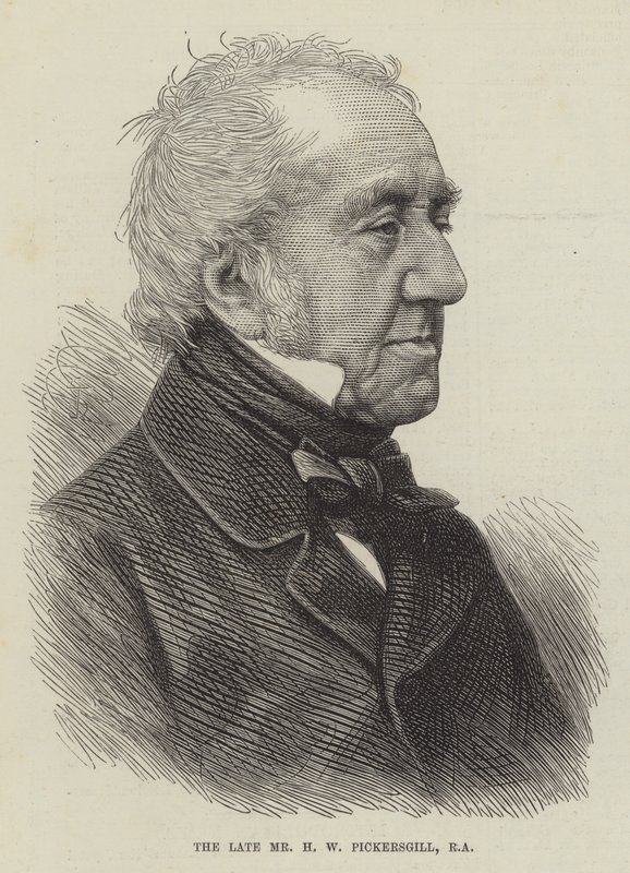 Avdøde Mr HW Pickersgill, RA (gravering) av English School