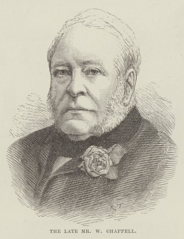 Avdøde Mr W Chappell (gravering) av English School
